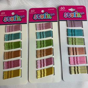 Stylin Hair Bobby Pins   3 packs